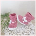 オーダーメイド☆綿100%手編みのベビーブーツ