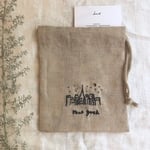 SALE♡ New York リネン巾着