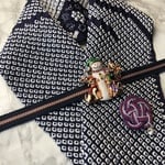 ✨期間限定　半襟＆帯留めセット 雪だるま　Xmas　帯留め2個❤380