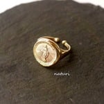 【medaille】brass miraculous medal ring