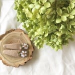 リボン刺繍パッチンピン