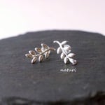【feuille】sv925 leaf pierce Ⅱ (2pcs) 