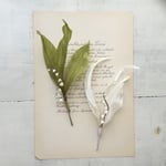 布花 すずらん-muguet-のコサージュ