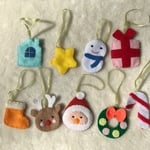 フェルトのクリスマスオーナメント④