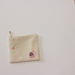 だるま刺繍ポーチ