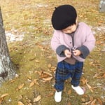 moco moco/marukubi リバーシブルアウター フレンチコーデュロイとフリース check&stripe
