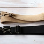ヴィーガンの方に。調節できるショルダー紐　幅２.５㎝　　長さ７５～１４０㎝
