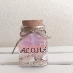 Beachキャンドル コルク(ピンク×パープル)