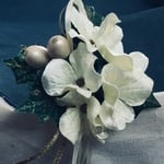 新入荷 5輪付きハイドランジヤーベリー ＊ ホワイト＊実付きアーティフィシャルフラワー