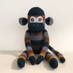 ソックモンキー 渋色ボーダー