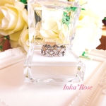 satoa様専用ページ💎✨スワロフスキー✨ハート♡フルラウンドリング💍グルーデコ シルバー