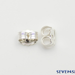 【10ペア入り】シルバー925 ピアスキャッチ3.7mm USPS-37　
