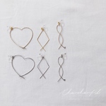simple hoop earring(欠品カラーあり)