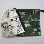 コップ袋《恐竜ホワイト・グリーン》