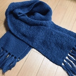 手編みショール マフラー