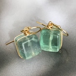 ［再販］フローライト♚ピアスorノンホールピアス
