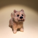フェルト犬 ケアーンテリア ウィートンさん <MW150>