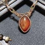 アンデシンのネックレス