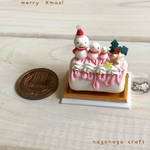 雪だるまロールケーキ