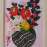 【Ｏ様専用】冬の花々と春の花々の額飾り