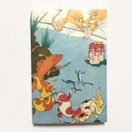 １点もの 御朱印帳 金魚づくし 大判 白奉書紙 浮世絵 縁起物