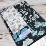 【sale】リバティパッチ＊手帳カバー＊モノトーン