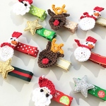 2点お選び下さい！べビーヘアクリップ  クリスマス