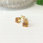 14KGF☆jewelピアス・シトリン