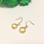 ☆シトリンのマロンカットピアス/イヤリング☆