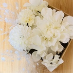 toytoy242 ヘッドピース 髪飾り 結婚式 ウェディング ホワイト
