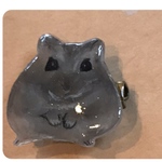 プラバン ハムスター ブローチ