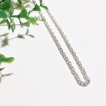 再入荷！純銀製＊あずき3mmチェーン 41cm