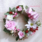 Ma様ご注文のお品♡ふんわり甘いクリスマスリース