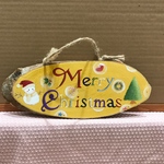 トールペイント クリスマスプレート