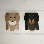 ぽち袋 ダックス２匹セット