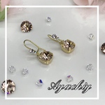 シンプル一粒チャトンの輝きピアス