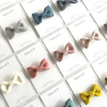 [11/18新色追加] corduroy   kids ribbon clip　＊ 14colors ＊　for baby & kids