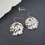 WAVEプレートピアス/イヤリング シルバー PF106　BACCHUS.