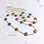SALE♥カラフルマカロンロングネックレス