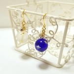 送料無料✳きらり✨冬空パールのピアス