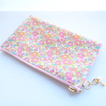 ◇◆Special Price◆◇　LIBERTY　Betsy Ann ベッツィ・アン　グリーン　ビニコのクリアポケット付きポーチ　