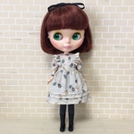 【11/20出品予定】リバティ フリルワンピース/Peasholme Park GY