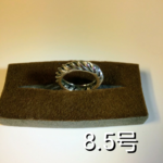 送料無料　8.5号　silver925 シルバー透かしリング