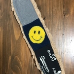 モコモコ☁︎ぬくぬく☁︎ヒッコリーネックウォーマー☆後ろスマイル