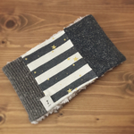 キッズ ネックウォーマー 星ボーダー×ボーダー プードルファー＊Lサイズ