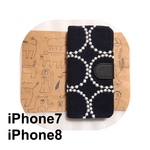 47*  iPhone7/8用手帳型ケース♡ミナペルホネン♡