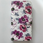 アネモネの手帳型スマホケース　【ほぼ全機種対応♪】