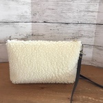 モコモコ可愛いシープボア + 軽くて身軽なシンプル ミニ ショルダー／ 少し大き目サイズ 