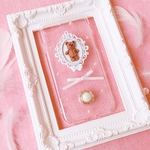 ハンドメイド くま iPhoneケース