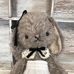 薄紫色のモフモフうさぎさんテディアニマル♪